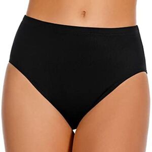 Miraclesuit Women black Basic High Waist Slimming Brief Swimsuit bottom size 14